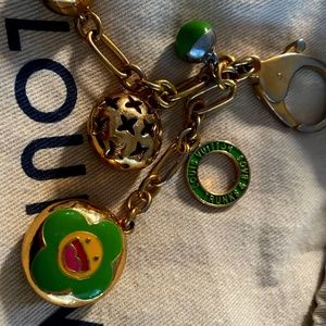 LOUIS VUITON street bag charm and key holder
